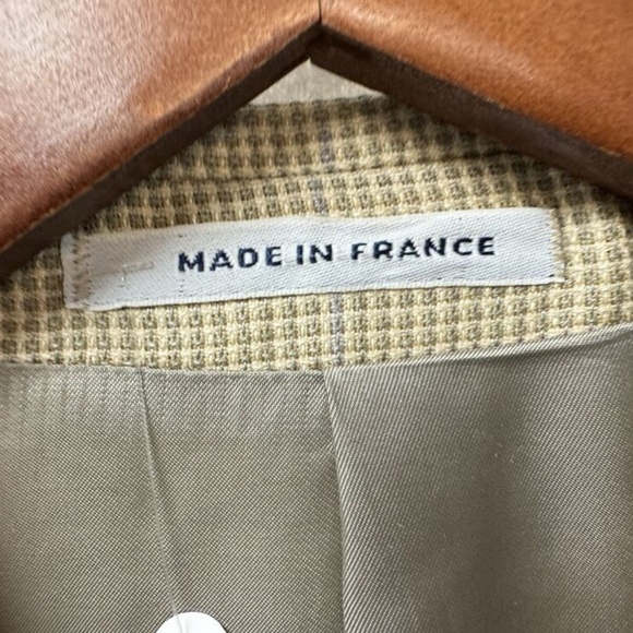 Bill Robin Son,Men’s,Dress Jacket,Beige,Sz L,Buttons,Pockets,Made in France.! - Picture 8 of 12